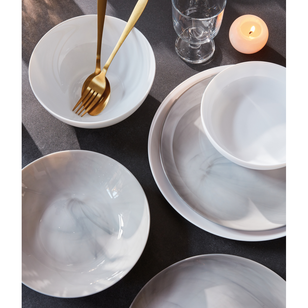 Столовий сервіз Luminarc Diwali Marble Granit 19 предметів (Q0217) - зображення 8