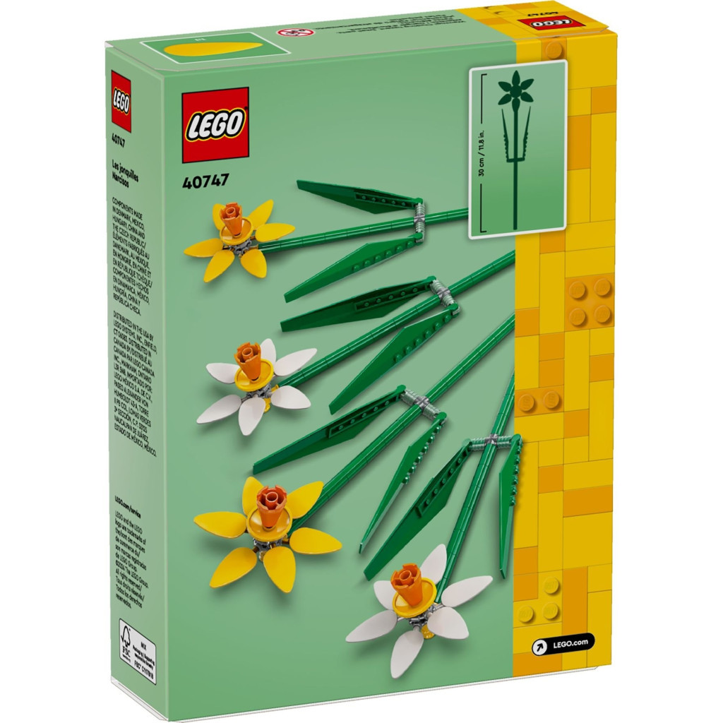 Конструктор LEGO Iconic Нарциси 216 деталей (40747) - зображення 6