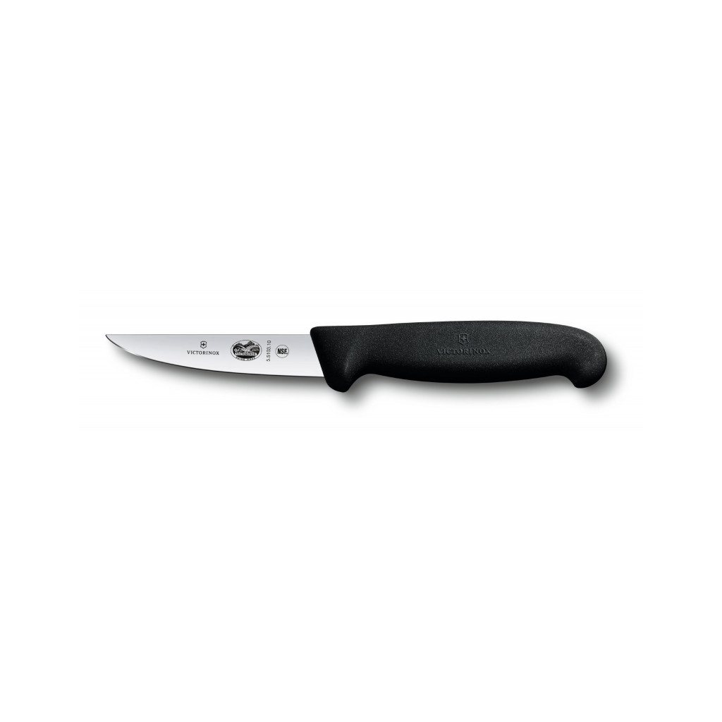 Кухонний ніж Victorinox Fibrox Rabbit 10 см Black (5.5103.10) - зображення 1