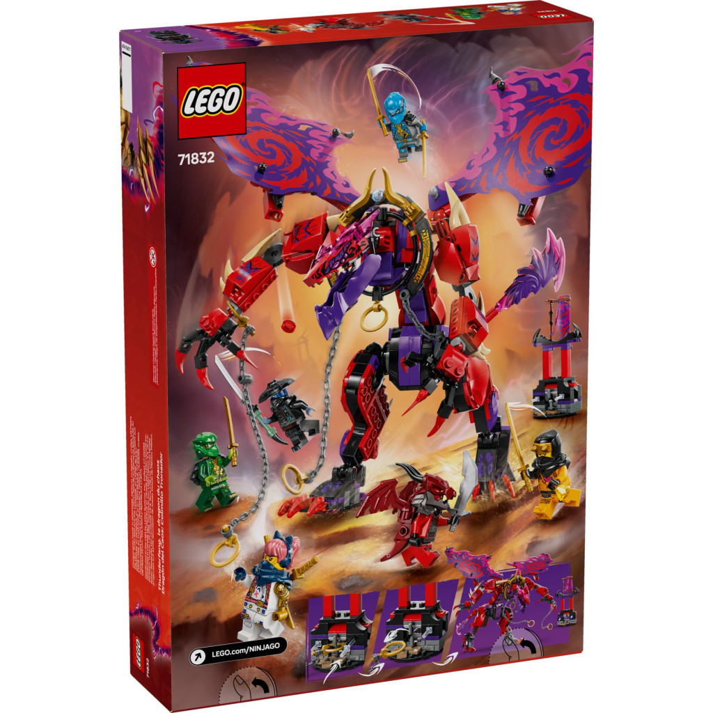 Конструктор LEGO Ninjago Громовержець Дракон Хаосу (71832) - зображення 3