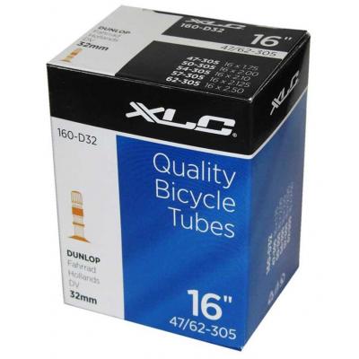 Велосипедна камера XLC 16"x1.75-2.125 (47/62-305) DV 32mm (2508160000) - зображення 1
