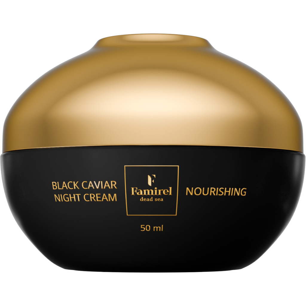 Крем для обличчя Famirel Black Caviar Nourishing Night Cream Живильний з екстрактом чорної ікри 50 мл (7290114086394) - зображення 1