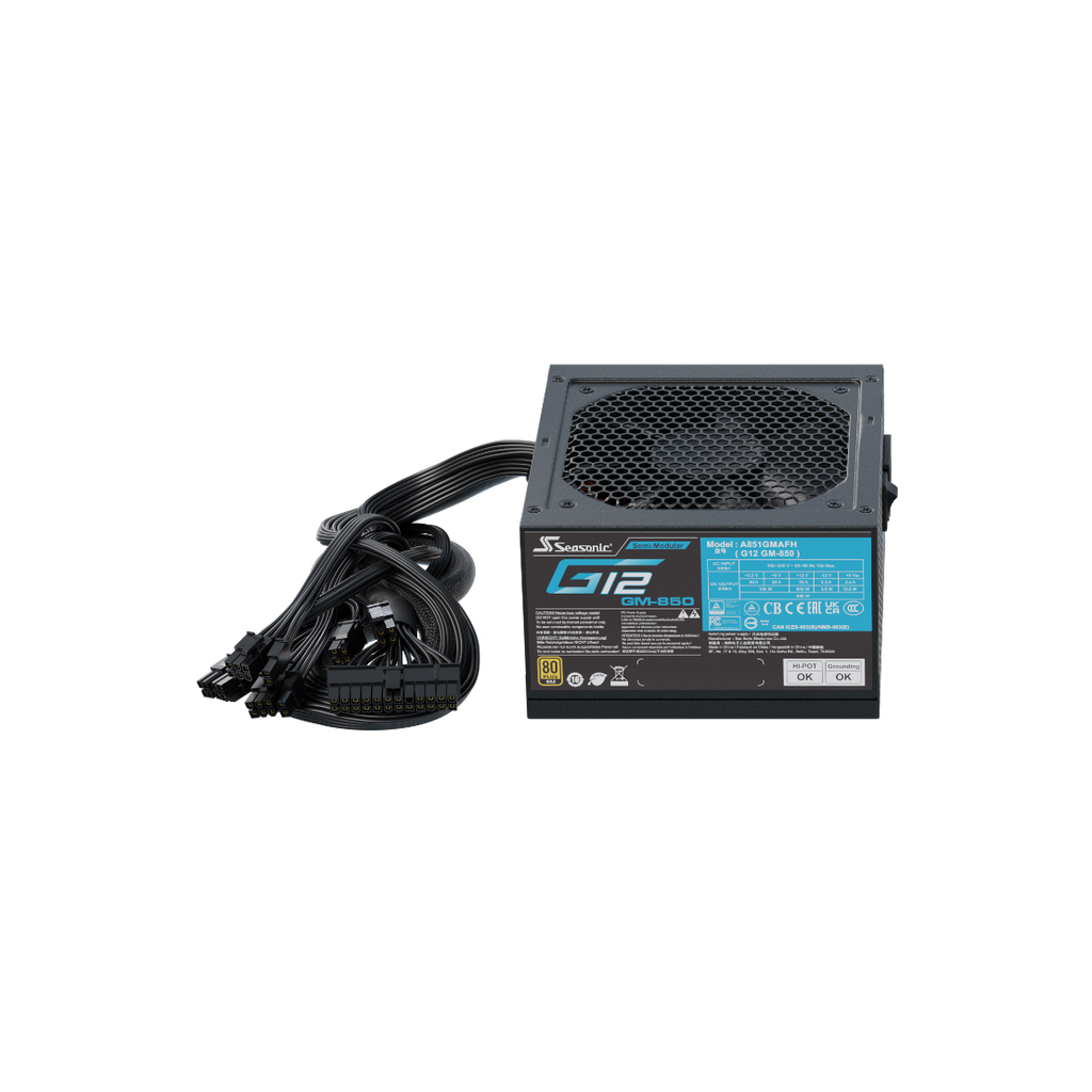 Блок живлення Seasonic 850W G12 GM-850 GOLD (A851GMAFH) - зображення 1