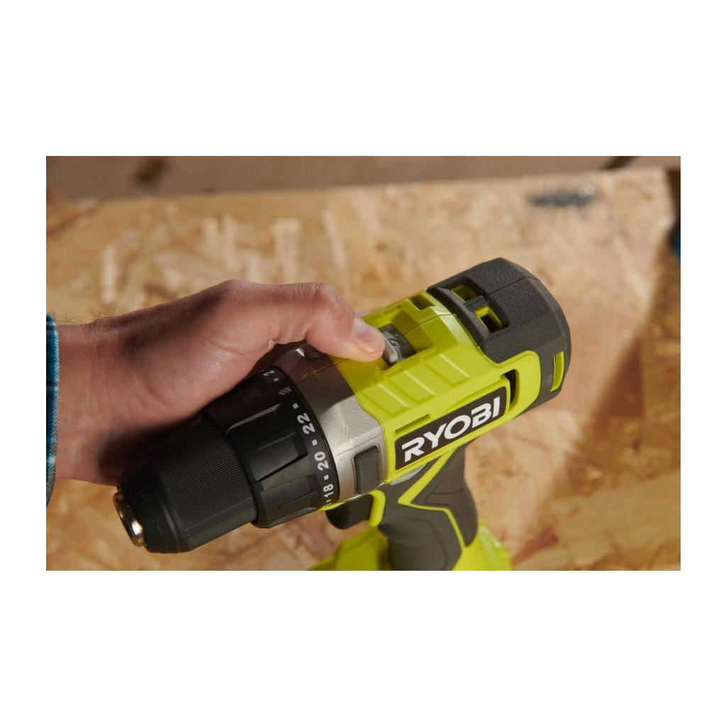 Шуруповерт Ryobi ONE+ RDD18-1C20S 18V, 1х2Ah, 52Нм, 450/1750об/хв, сумка (5133005519) - зображення 3