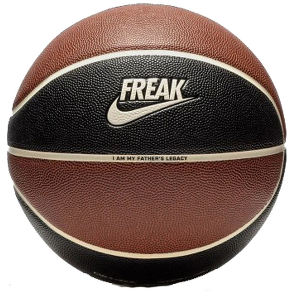 М'яч баскетбольний Nike All Court 8P 2.0 G Antetokounmpo Deflated N.100.4138.812.07 Уні 7 Бурштиновий/Чорний (887791396242) - зображення 3