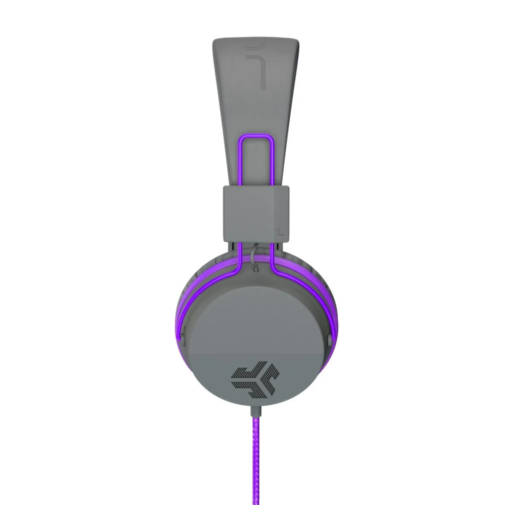 Навушники Jlab JBuddies Studio Kids Wired Graphite/Violet (IEUHJKSTUDIORGRYPRP6) - зображення 2