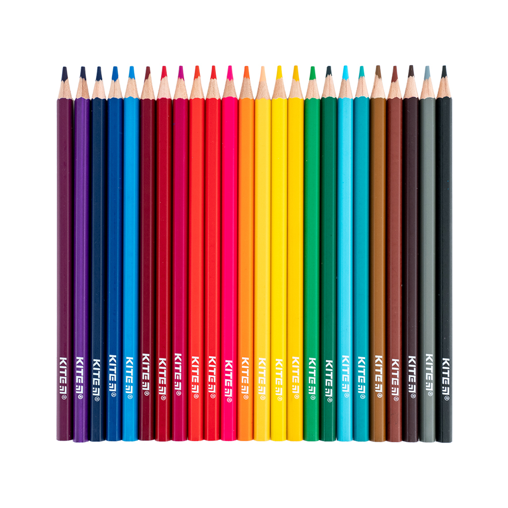 Олівці кольорові Kite Classic 24 кольори (K-055) - зображення 3