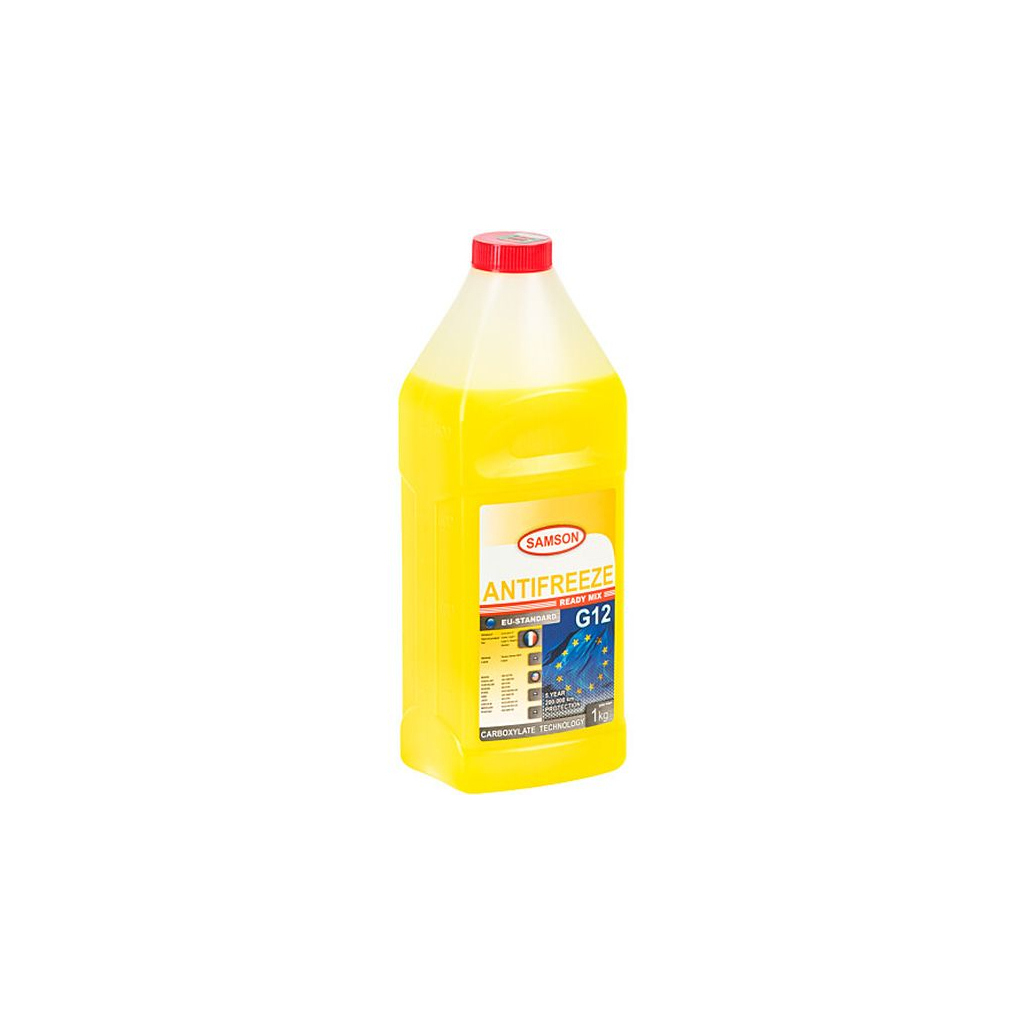 Антифриз SAMSON EU-Standard G12 (-40) 1кг. (жовтий) Carboxylate (803351) - зображення 2