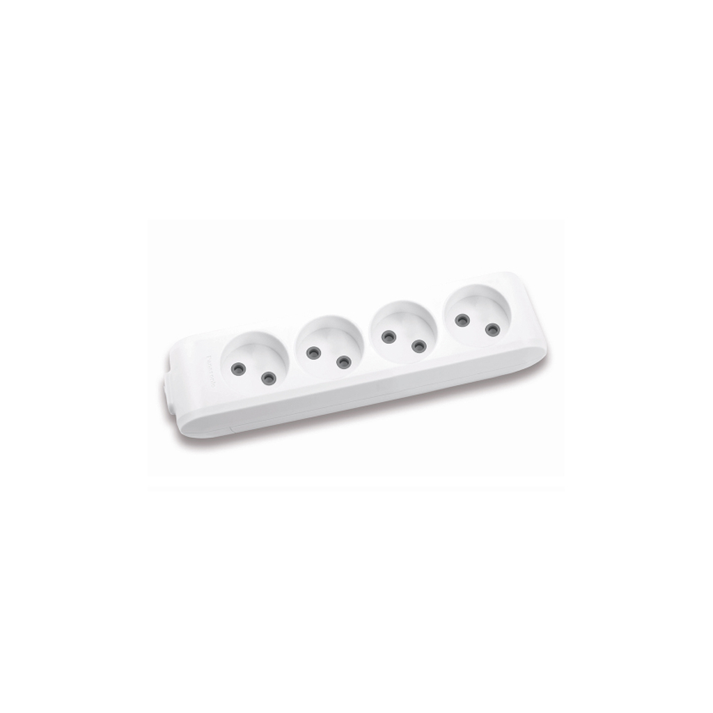 Колодка для подовжувача Panasonic X-tendia 4 гнізда grey (WLTB02402GR-UA) - зображення 1