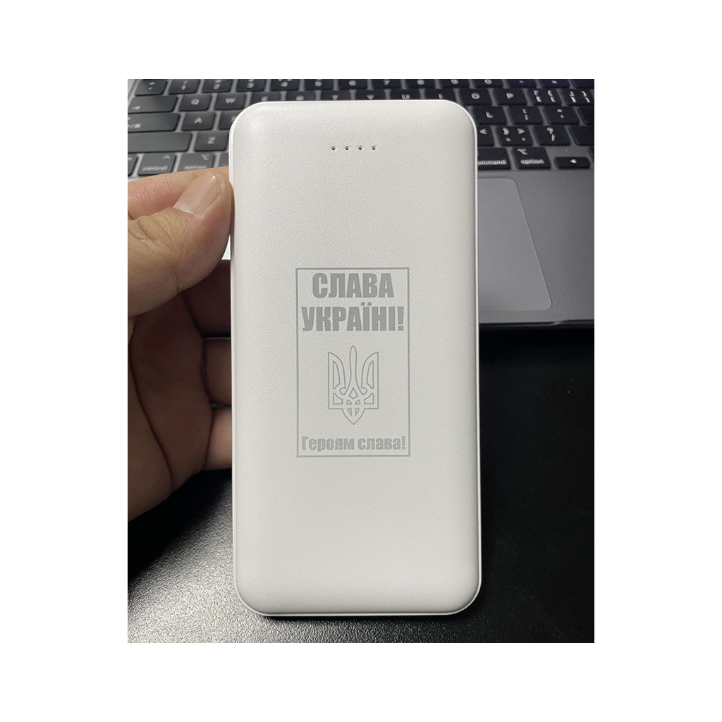Батарея універсальна PowerPlant TPB21 10000mAh Input 5V/2A, Output 5V/2.4A (PB930296) - зображення 3