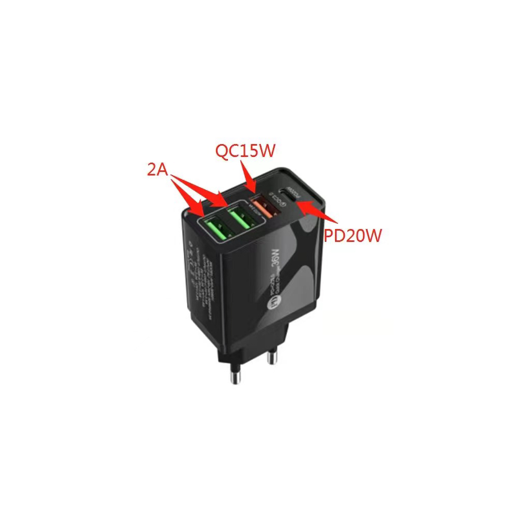 Зарядний пристрій XoKo QC-470 (APD-36W01) (QC-470-BK) - зображення 4