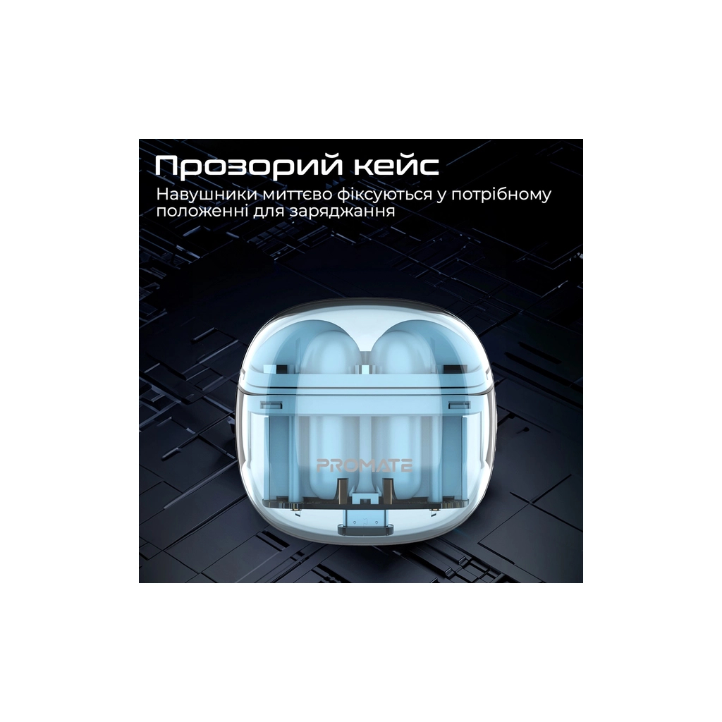 Навушники Promate TransPods Blue (transpods.blue) - зображення 8
