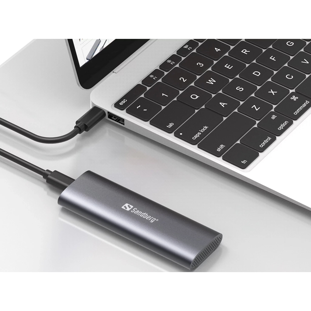 Кишеня зовнішня Sandberg SSD M.2, (NVMe) M-Key USB Type-C 3.2 (136-39) - зображення 7