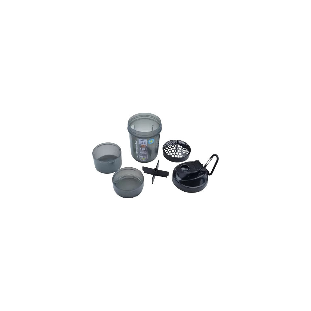 Шейкер спортивний SmartShake Original2GO 600ml Dark Gray (10561401) - зображення 8