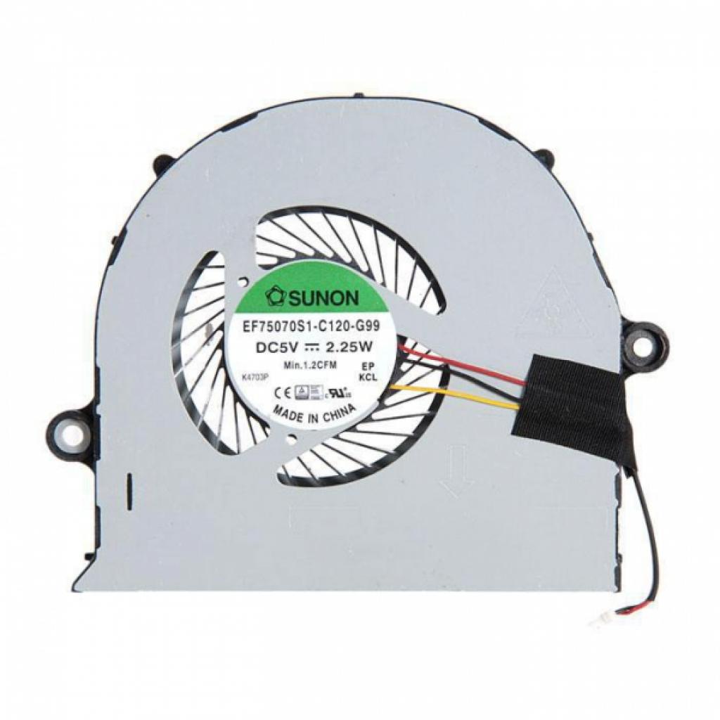 Вентилятор ноутбука Acer Aspire E5-471/471G/571/571G DC(5V,0.5A) 3pin (DFS561405FL0T/DC28000ERF0/EF75070S1-C120-G99) - зображення 2
