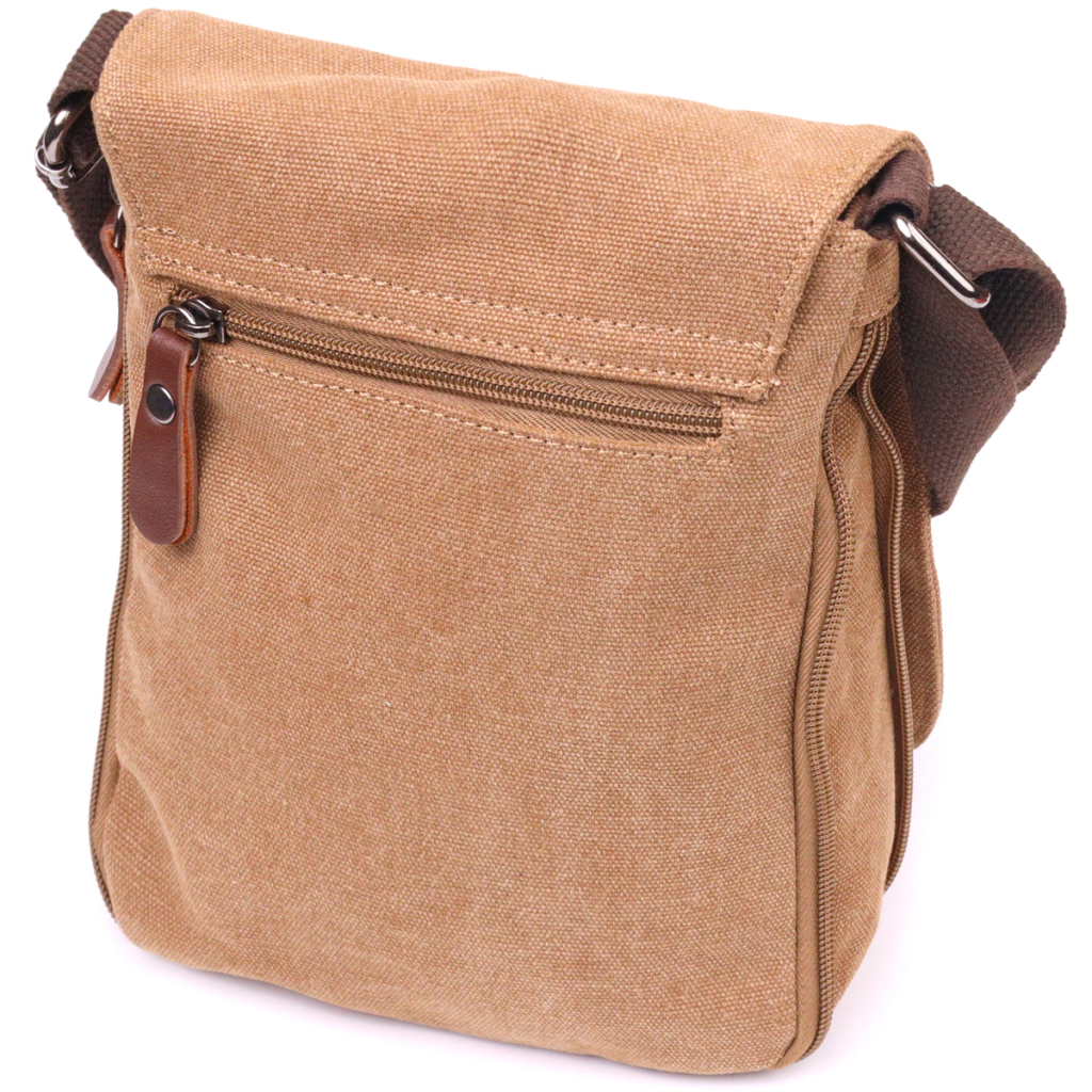 Сумка Vintage Чоловіча з текстилю Коричнева (21268) - зображення 2