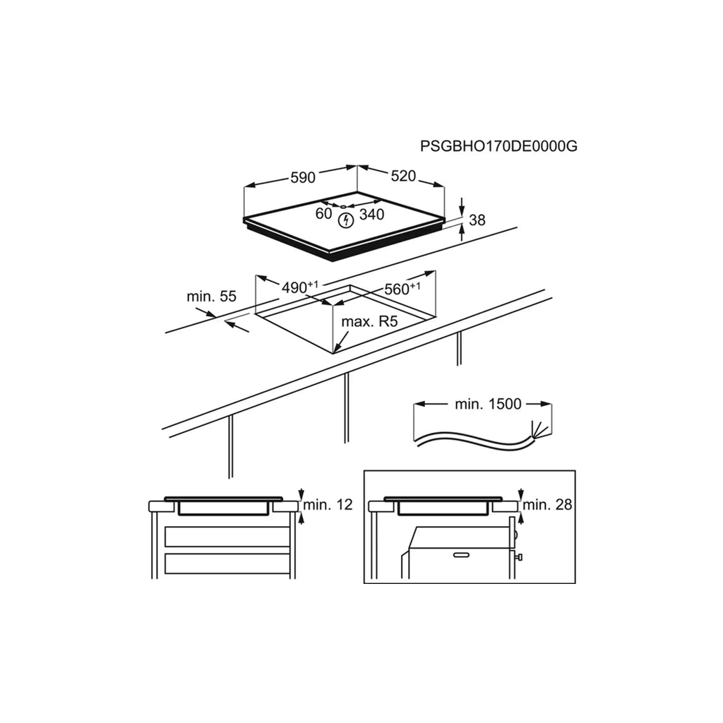 Варочна поверхня AEG HK 654070 FB - изображение 10