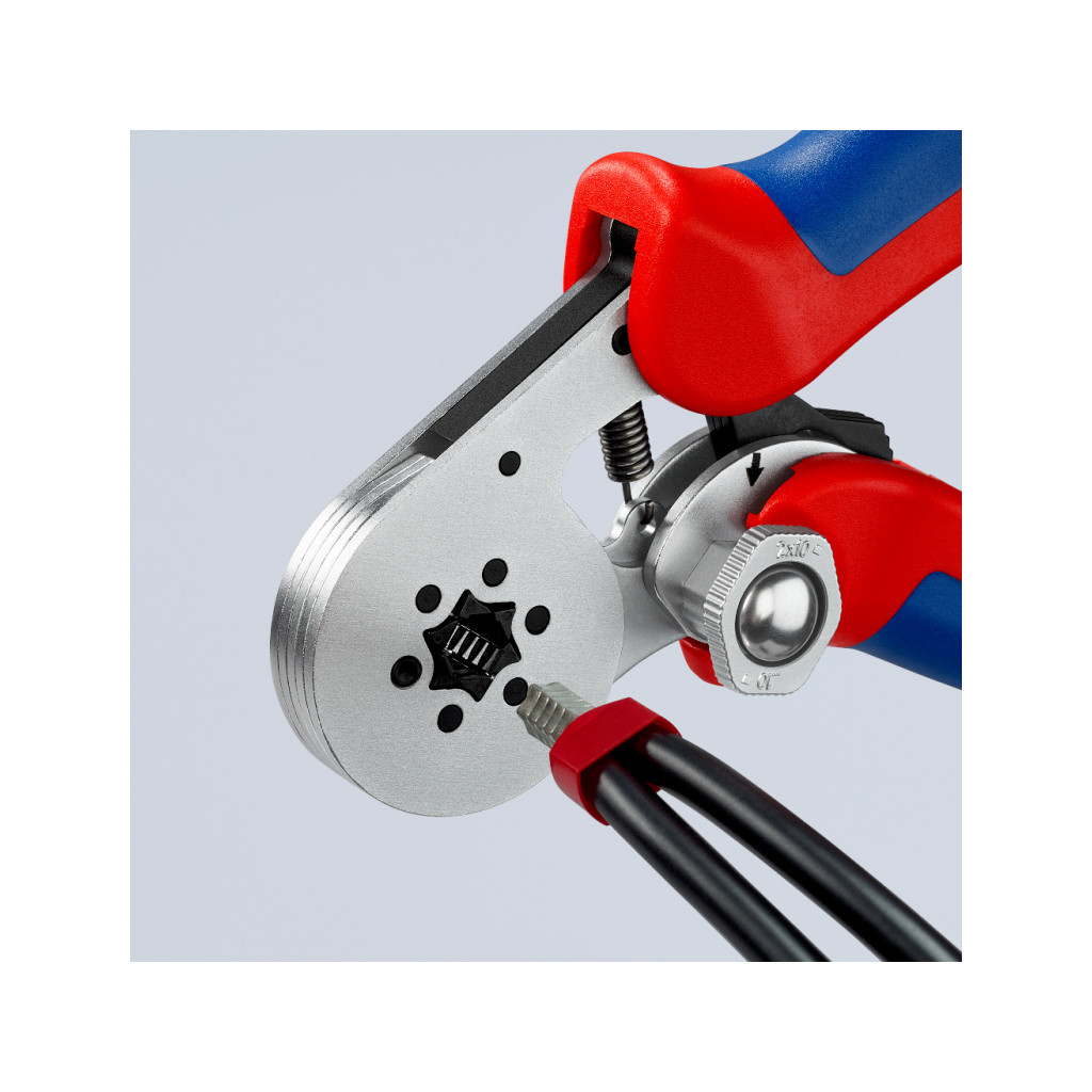 Затиск для клем KNIPEX для контактних гільз, шестигранний обжим (97 55 14) - зображення 11