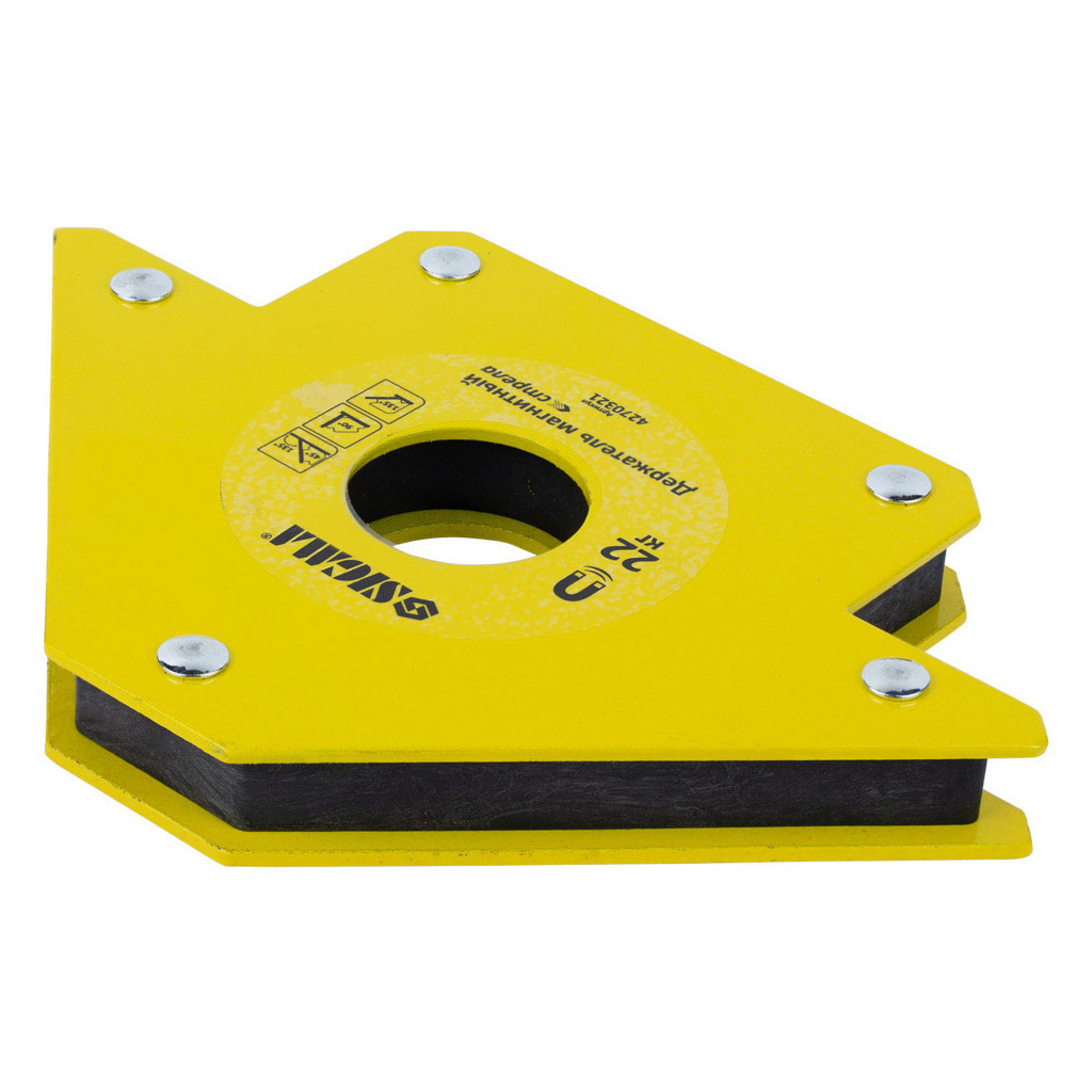 Магніт для зварювання Sigma стріла 22кг 90x90 мм (45,90,135°) (4270321) - изображение 5