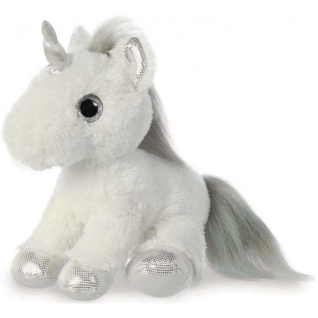 М'яка іграшка Aurora Єдиноріг Silver, 30 см (161257D) - зображення 4