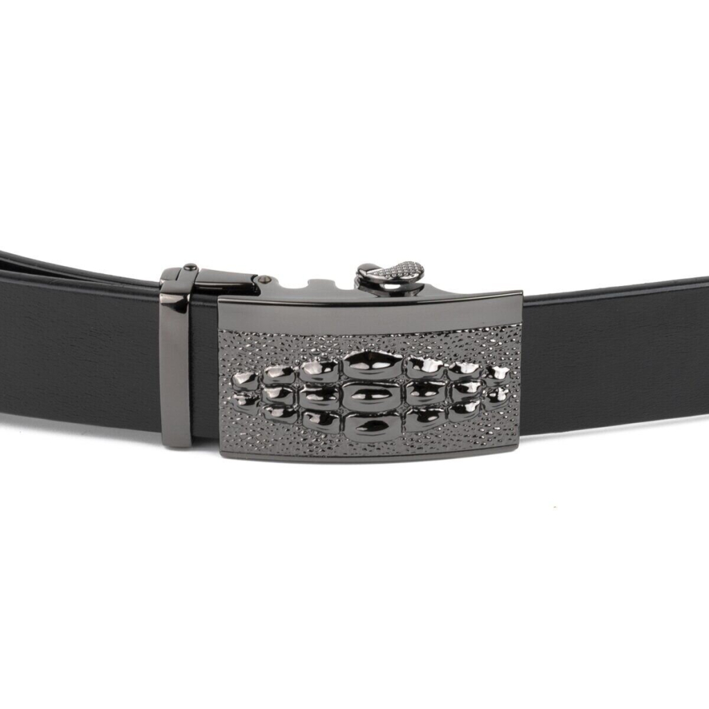 Ремінь Vintage Чоловічий з пряжкою автомат Чорний (20300) - зображення 5