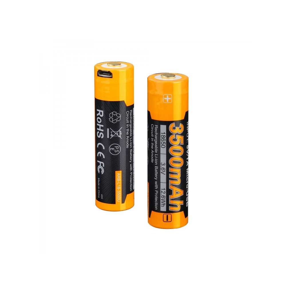 Акумулятор Fenix 18650 ARB-L18-3500U (3500 mAh) (ARB-L18-3500U) - зображення 1