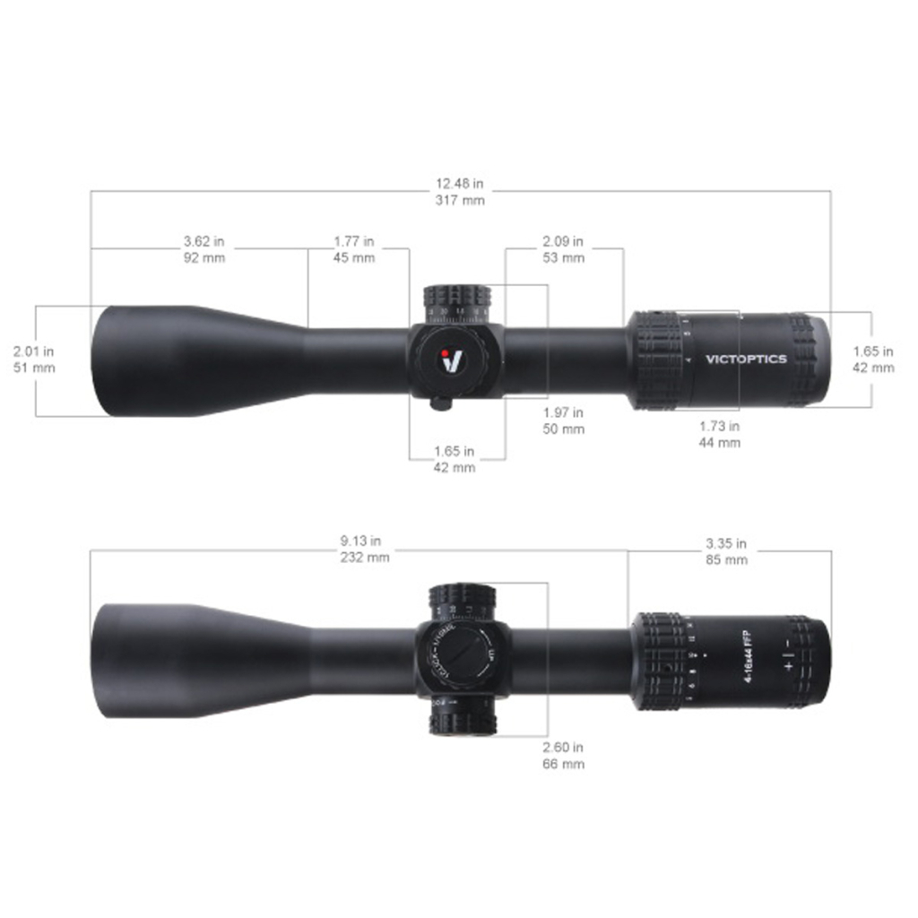 Оптичний приціл Vector Optics S4 4-16x44 (30 мм) SFP MDL wire reticle (OPSL16) - зображення 8