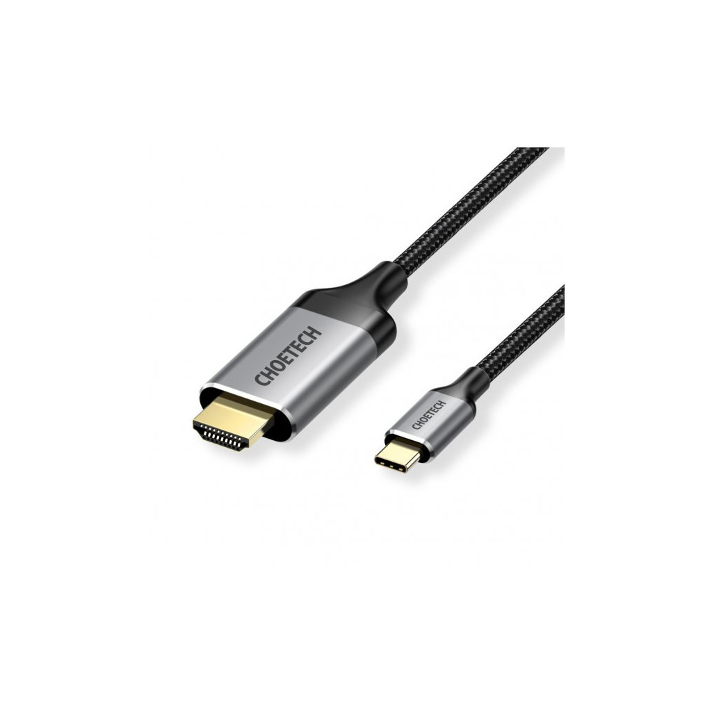 Кабель мультимедійний USB-C to HDMI 1.8m 4K 60Hz Choetech (CH0021-BK) - зображення 1