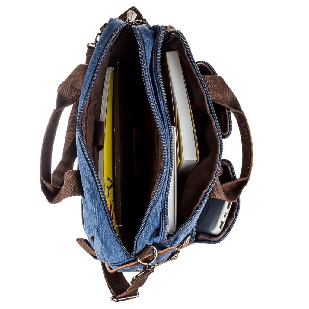 Сумка Vintage Трансофрмер текстильна Синя (20147) - зображення 7