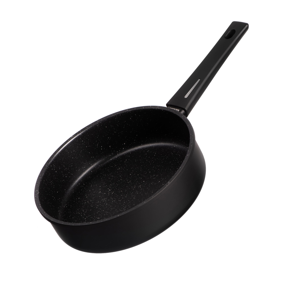 Сковорода Ardesto Gemini Gourmet Andria, 24см, алюміній, чорний (AR1924GMG) - изображение 1