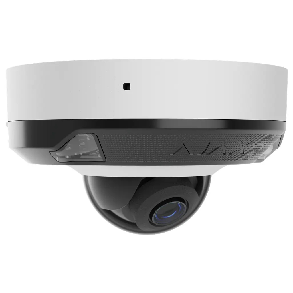 Камера відеоспостереження Ajax DomeCam Mini HL (8/4.0) white - зображення 2