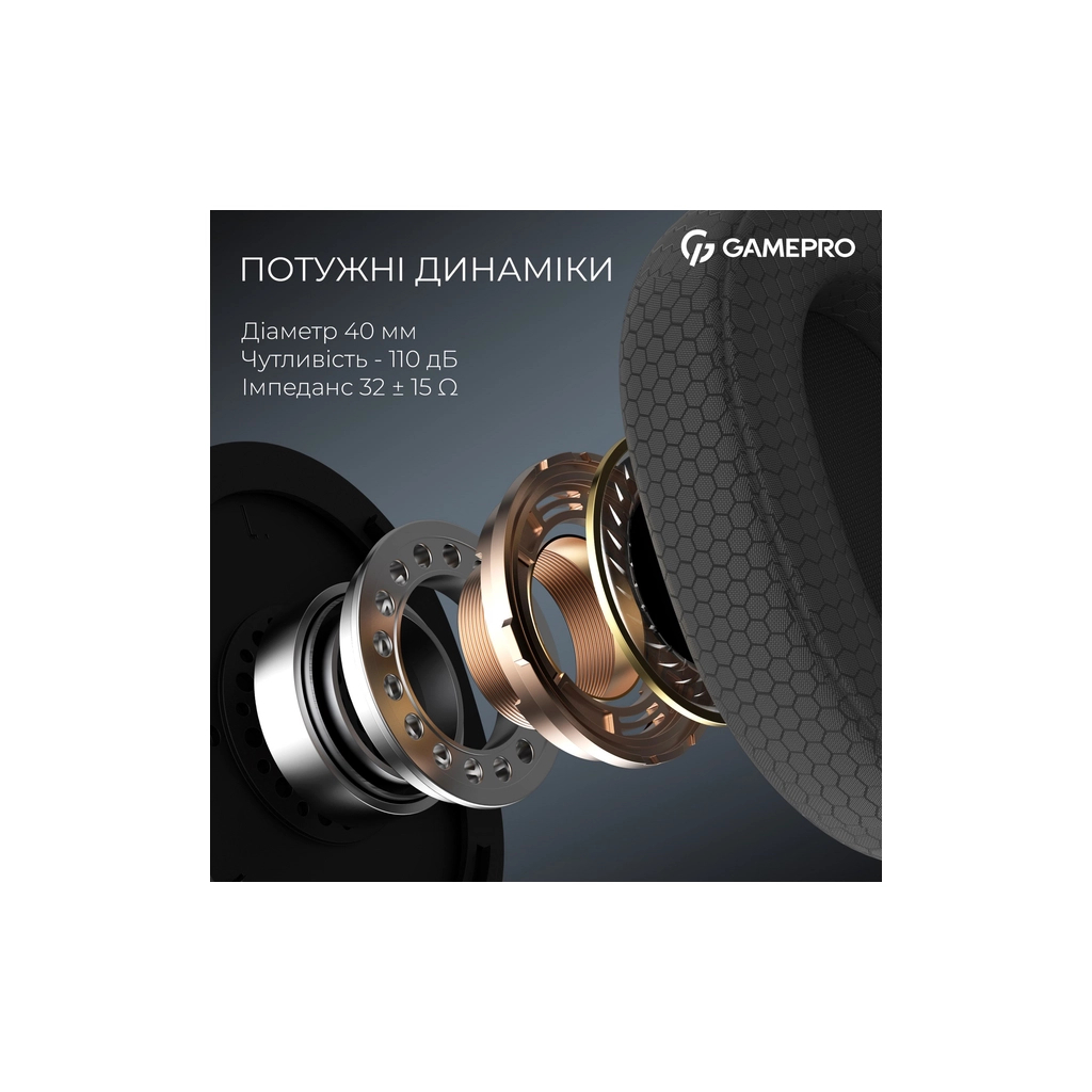 Навушники GamePro Asgard Bragi 7.1 RGB Tri-Mod Black (HSW250B) - изображение 7