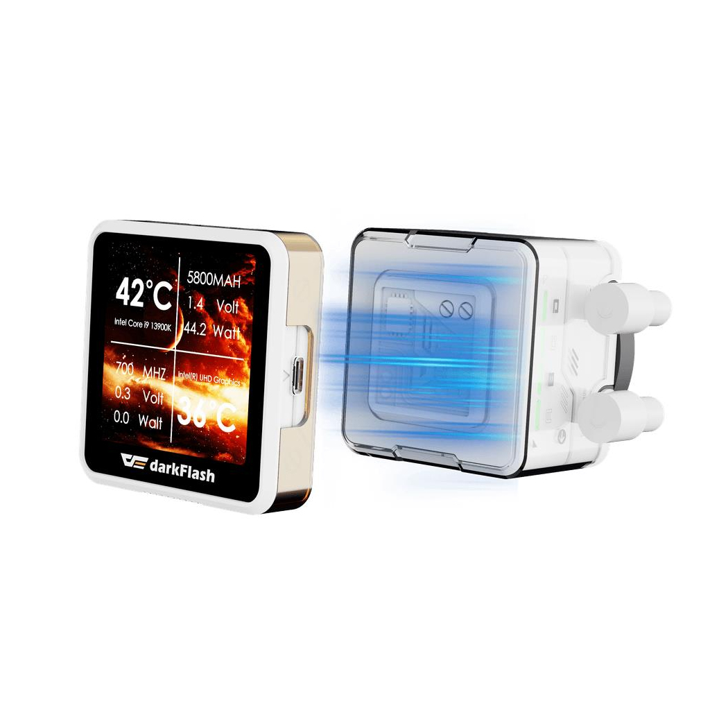 Кулер до процесора DARKFLASH DE360 WHITE - зображення 2