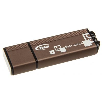 USB флеш накопичувач Team 16GB S121 Brown USB 3.0 (TS12116GN01) - зображення 2