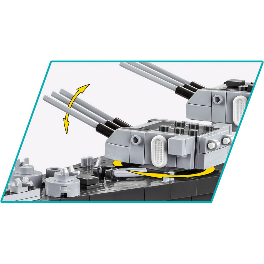 Конструктор Cobi Лінкор Міссурі BB-63 1:300, 2665 деталей (COBI-4837) - зображення 3