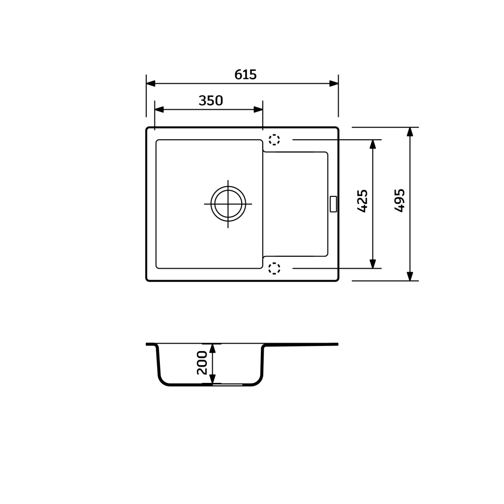 Мийка кухонна Adamant Minimal Avena + змішувач + дозатор (1824296902306) - зображення 7