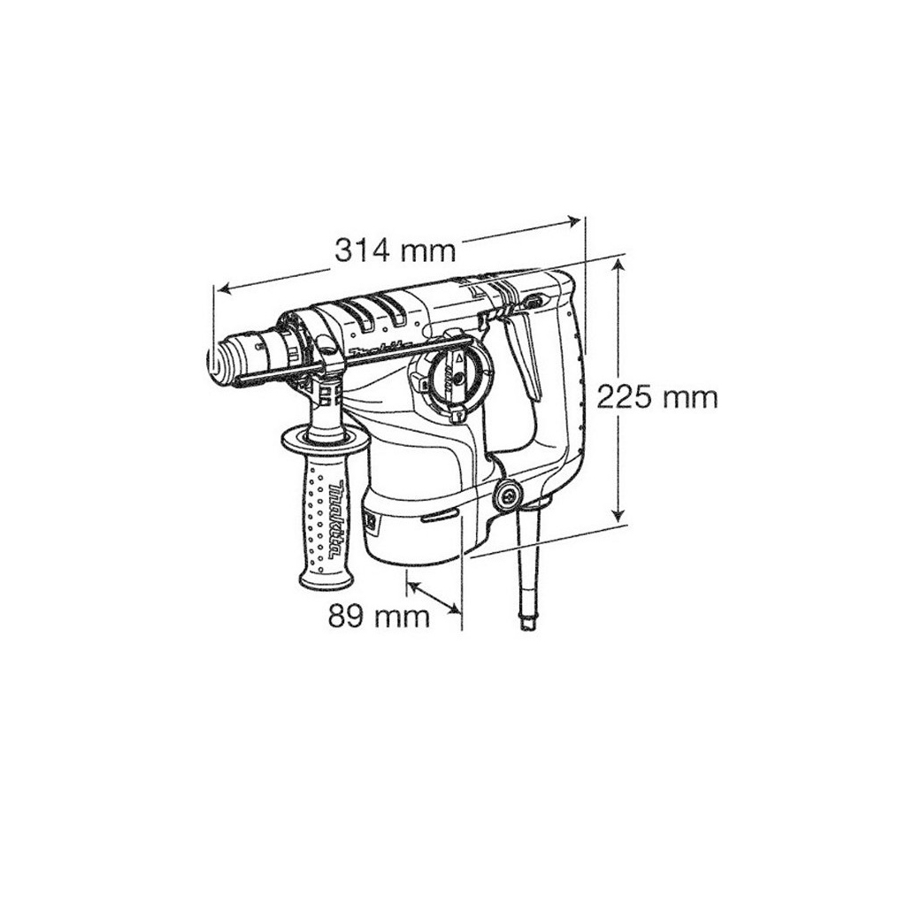 Перфоратор Makita HR2811FT SDS-PLUS - зображення 2