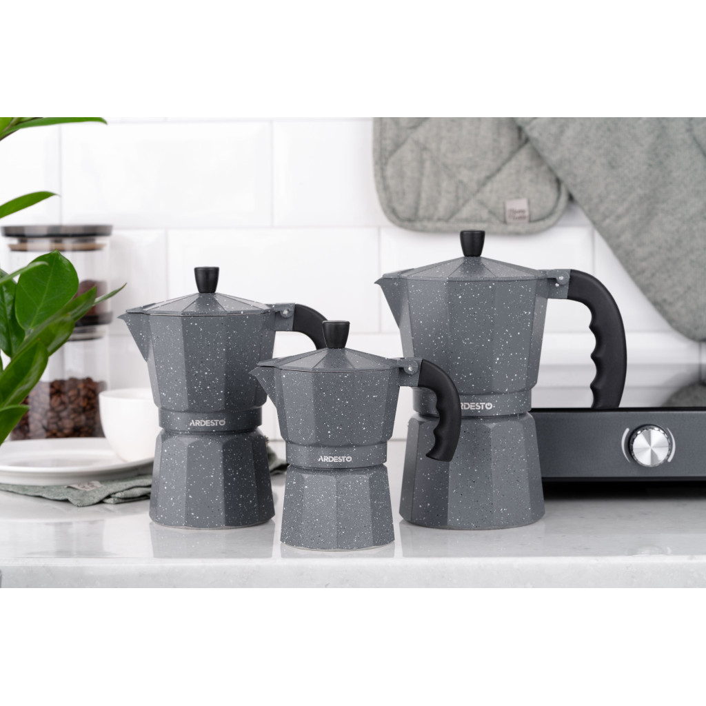 Гейзерна кавоварка Ardesto Gemini Molise 3 чашки (AR0803AGS) - зображення 6