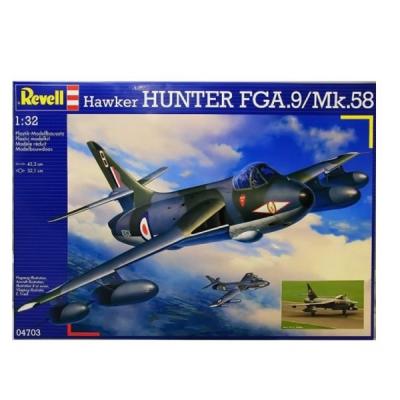 Збірна модель Revell Винищувач-бомбардувальник Hawker Hunter FGA.9/F.58 1:32 (4703) - зображення 1