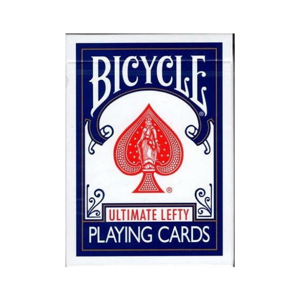 Гральні карти Bicycle Ultimate Lefty (+7 Effects) (red, blue) (ВР_КИБАЛ) - зображення 1