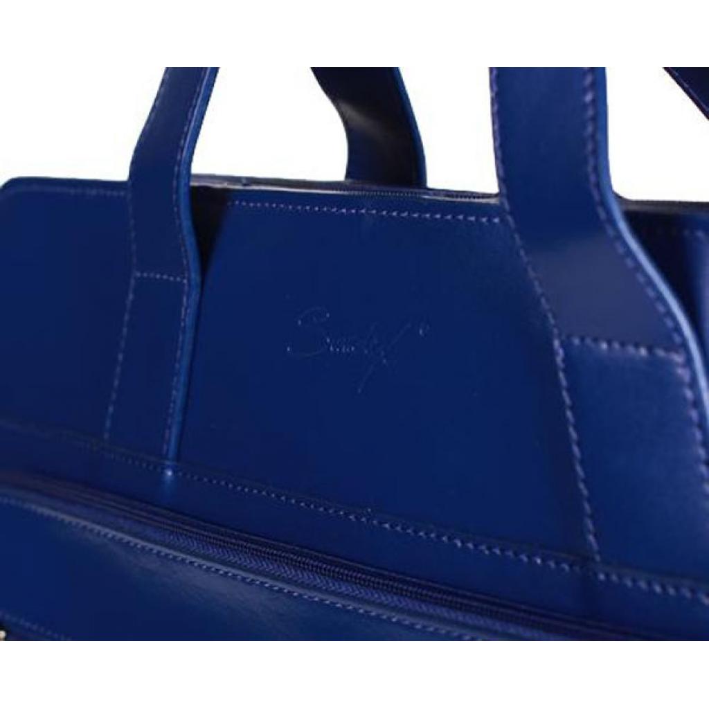 Сумка для ноутбука Sumdex 15.4" SLN-062 NV Blue leather - зображення 5