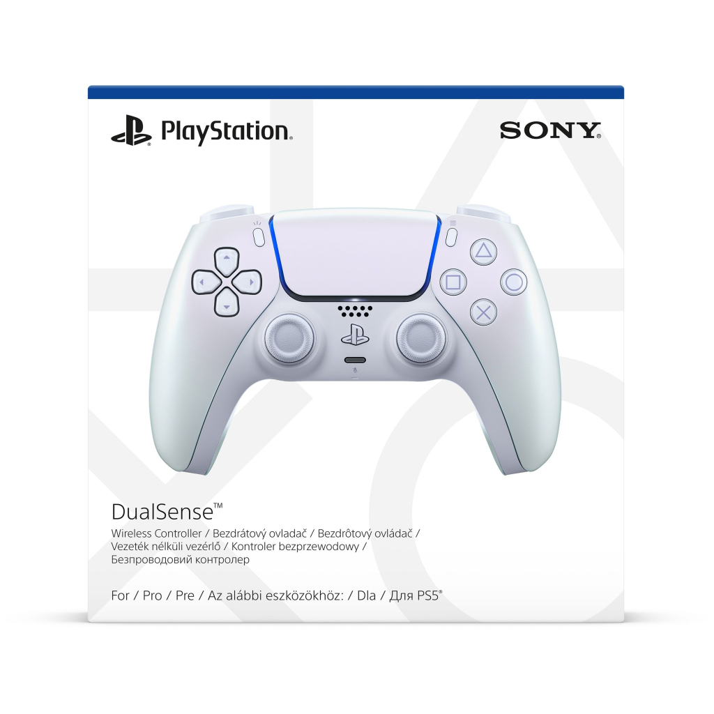 Геймпад Sony Playstation DualSense Bluetooth PS5 Chrome Pearl (1000044446) - зображення 4