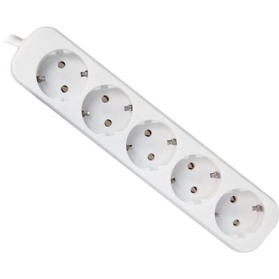 Мережевий подовжувач Defender E550 5.0 m 5 роз white (99231) - зображення 1