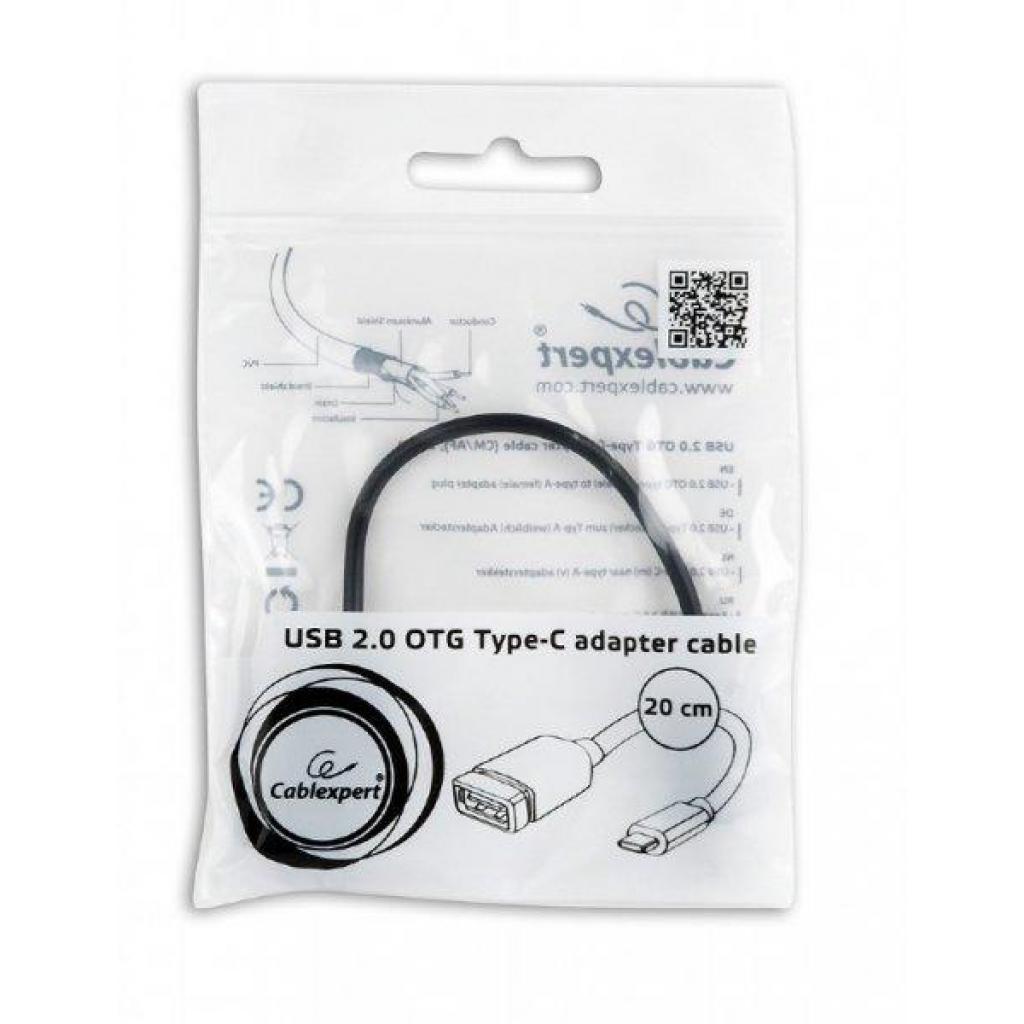 Перехідник OTG USB 2.0 AF to USB-C 0.2m Cablexpert (A-OTG-CMAF2-01) - зображення 2