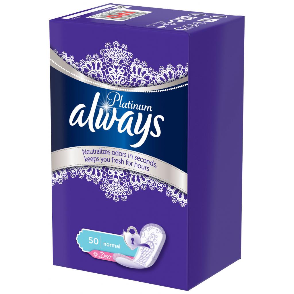 Щоденні прокладки Always Platinum Collection Deo Normal 50 шт (4015400481164) - зображення 3