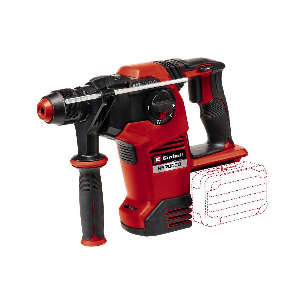 Перфоратор Einhell HEROCCO 36/28, 36В, 3.2Дж, 0-1100 об/хв (без АКБ та ЗП) (4513950) - зображення 1