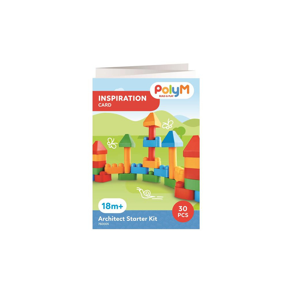 Конструктор PolyM Архітектор 30 деталей (760005) - зображення 2