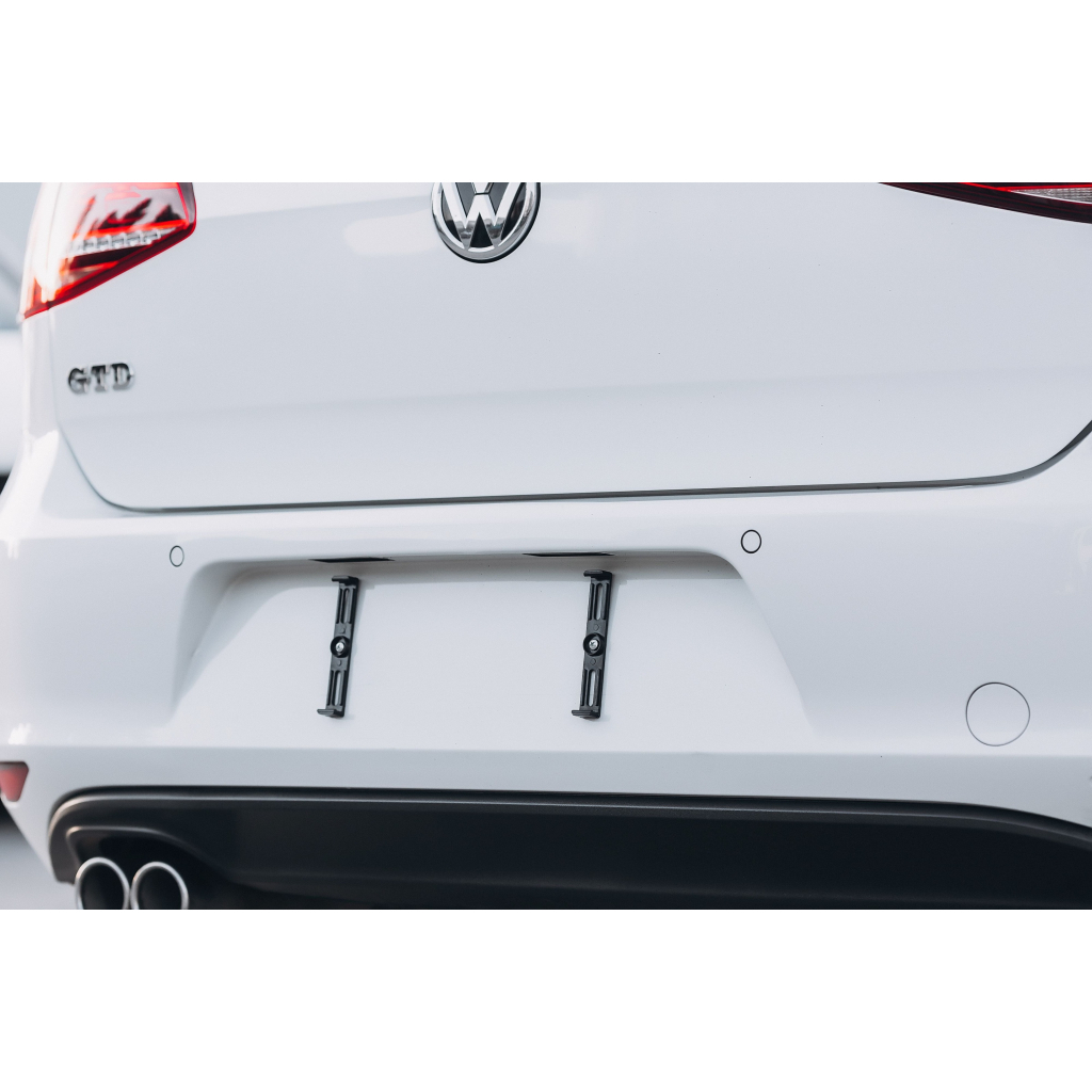 Рамка номерного знака Poputchik невидимки стандартні прозорі, к-т 4шт (24-052-IS) - изображение 7