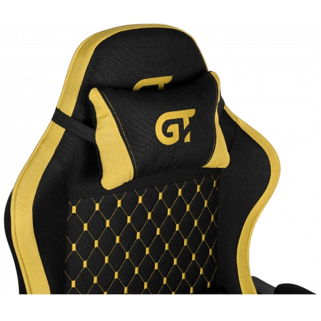 Крісло ігрове GT Racer X-2339 Black/Yellow (X-2339 Fabric Black/Yellow) - зображення 10