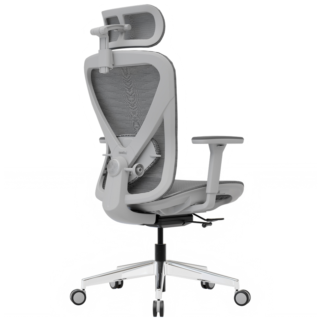 Офісне крісло Mealux Q1 Air Grey (HF-Q1 M/G) - зображення 2